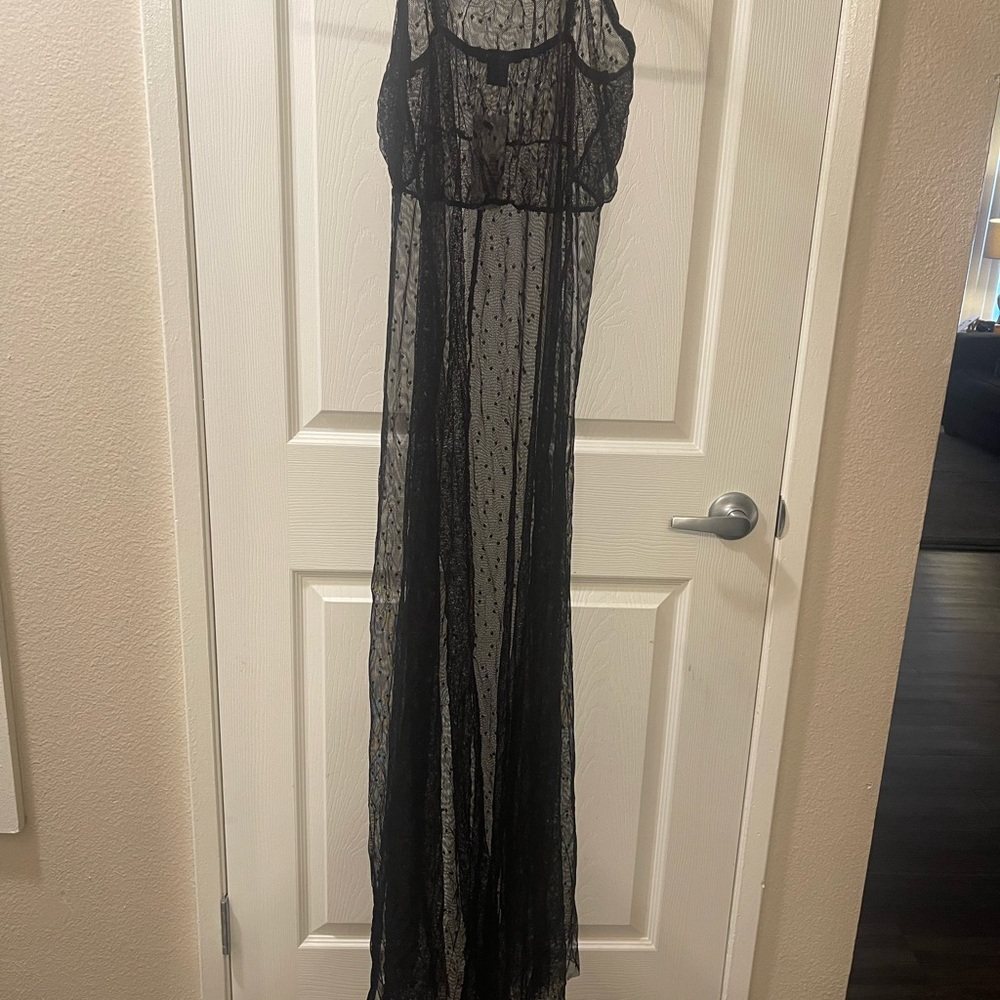 New black mesh dress by Nasty Gal size 0